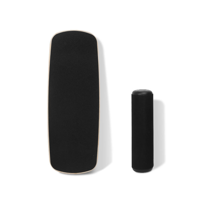 Black plastic roller + balanceboard